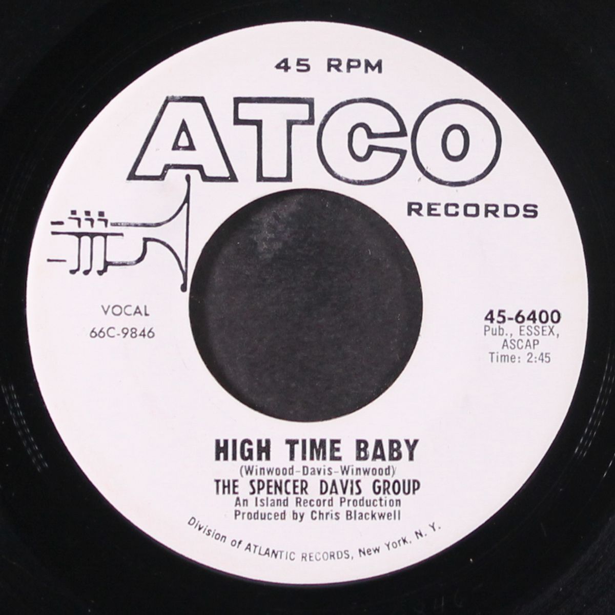 keep on running / high time baby by SPENCER DAVIS GROUP