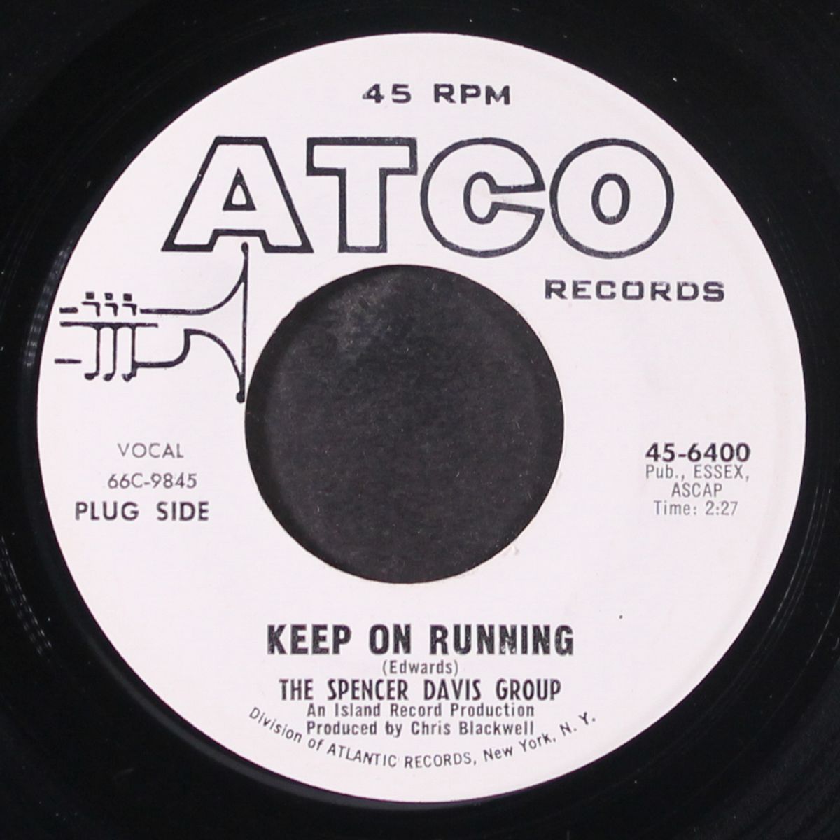 keep on running / high time baby by SPENCER DAVIS GROUP