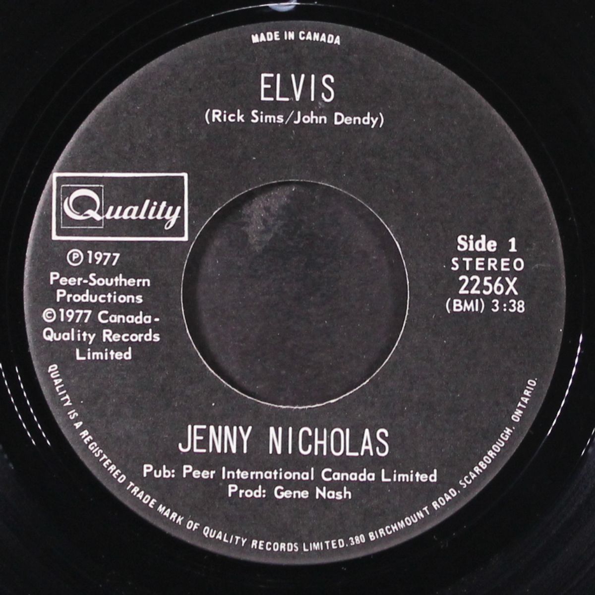 elvis by JENNY NICHOLAS