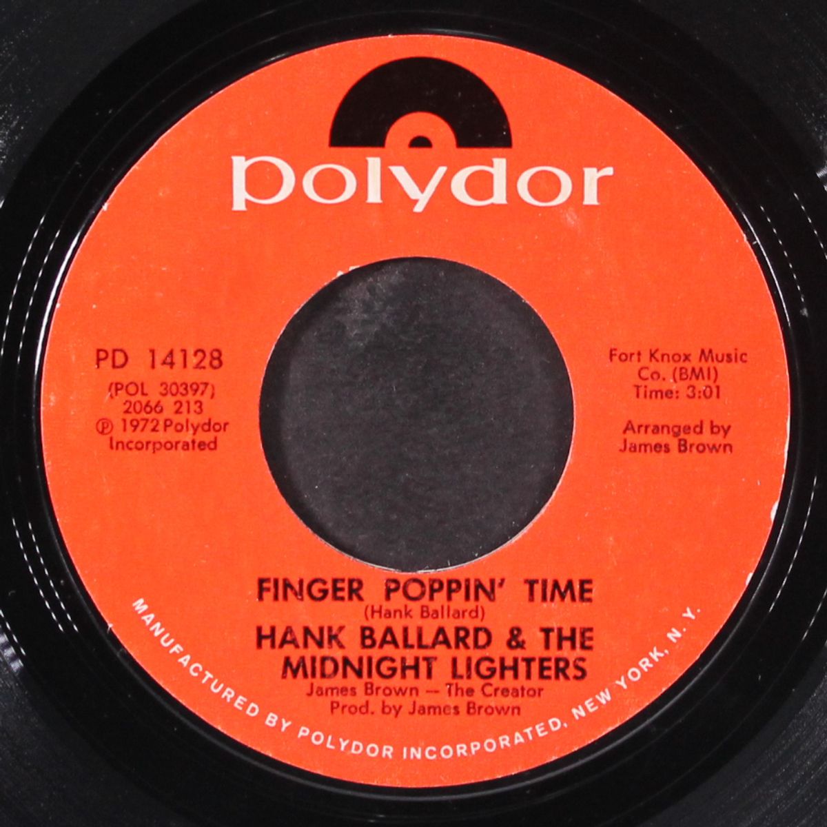 from the love side / finger poppin' time by HANK BALLARD & MIDNIGHT LIGHTERS