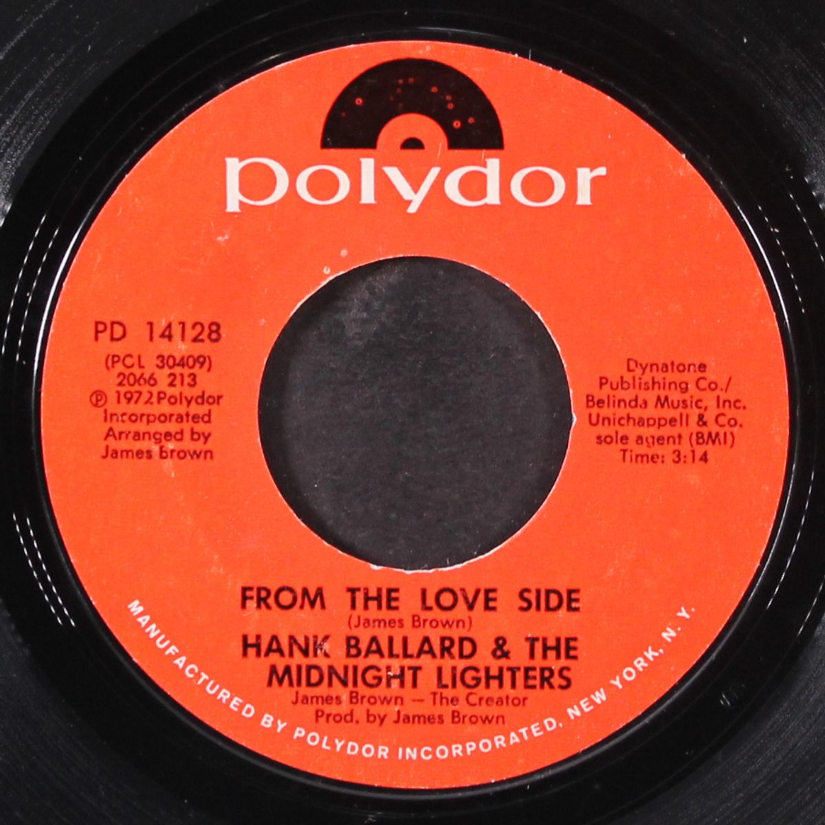 from the love side / finger poppin' time by HANK BALLARD & MIDNIGHT LIGHTERS