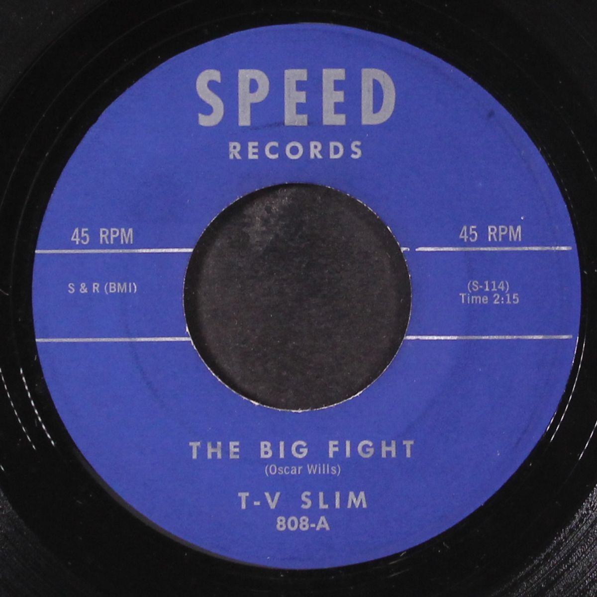 bad understanding blues / the big fight by TV SLIM