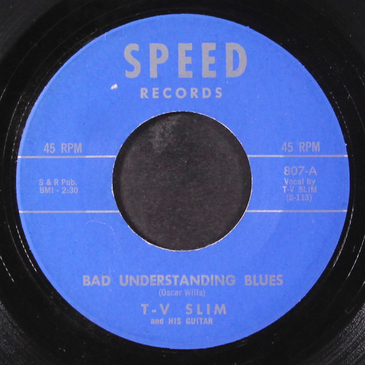 bad understanding blues / the big fight by TV SLIM