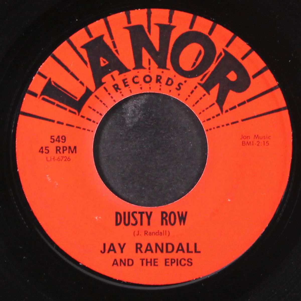 one night of sin / dusty row by JAY RANDALL