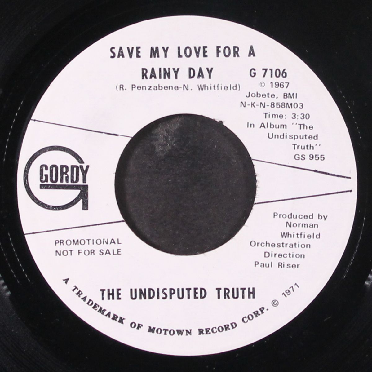 save my love for a rainy day by UNDISPUTED TRUTH