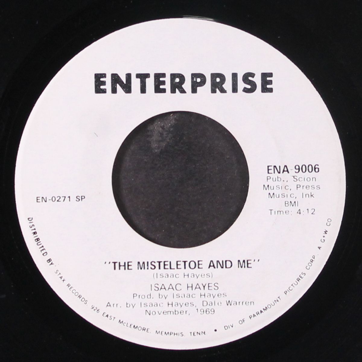 the mistletoe and me by ISAAC HAYES