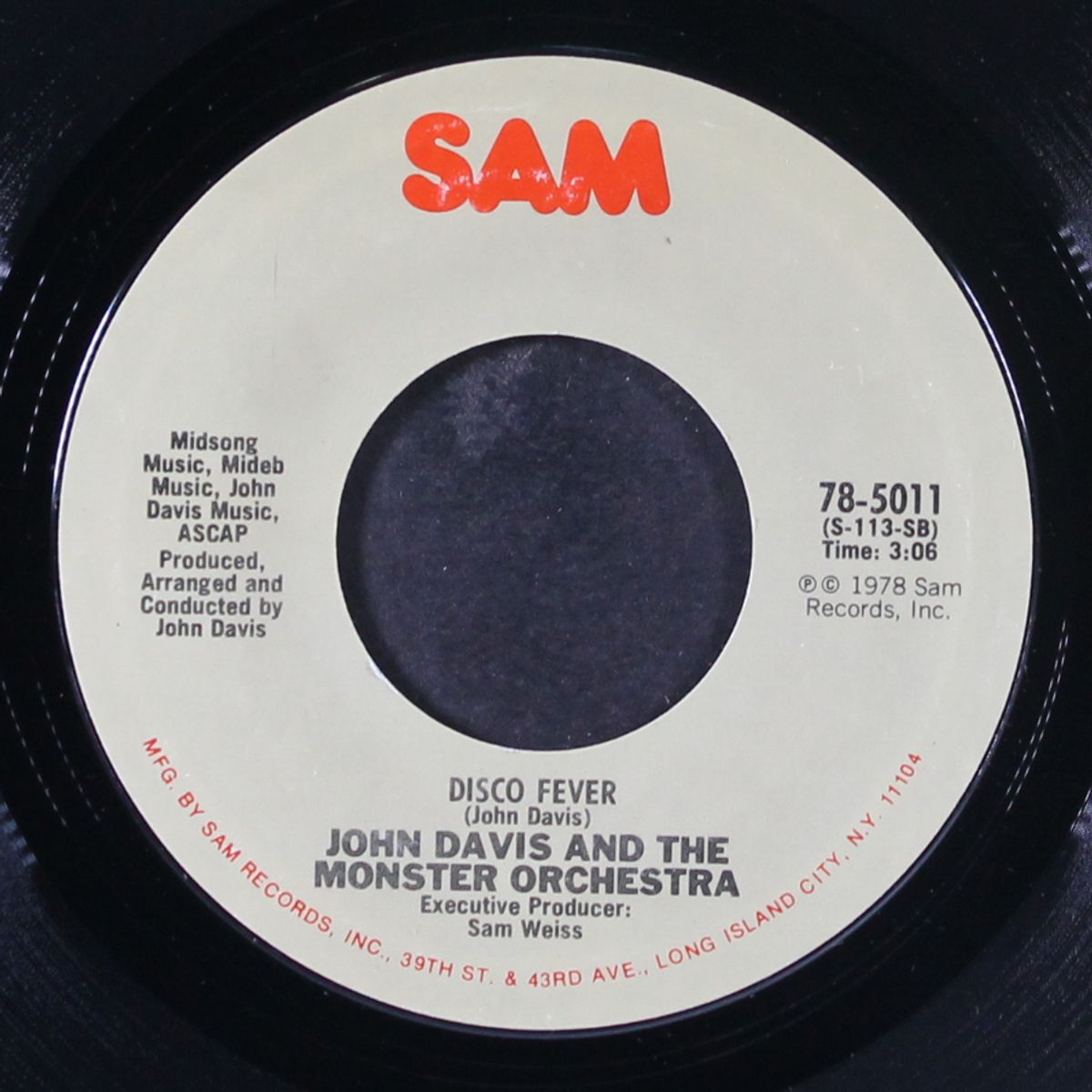 ain't that enough for you (re-mix) / disco fever by JOHN DAVIS & MONSTER ORCHESTRA