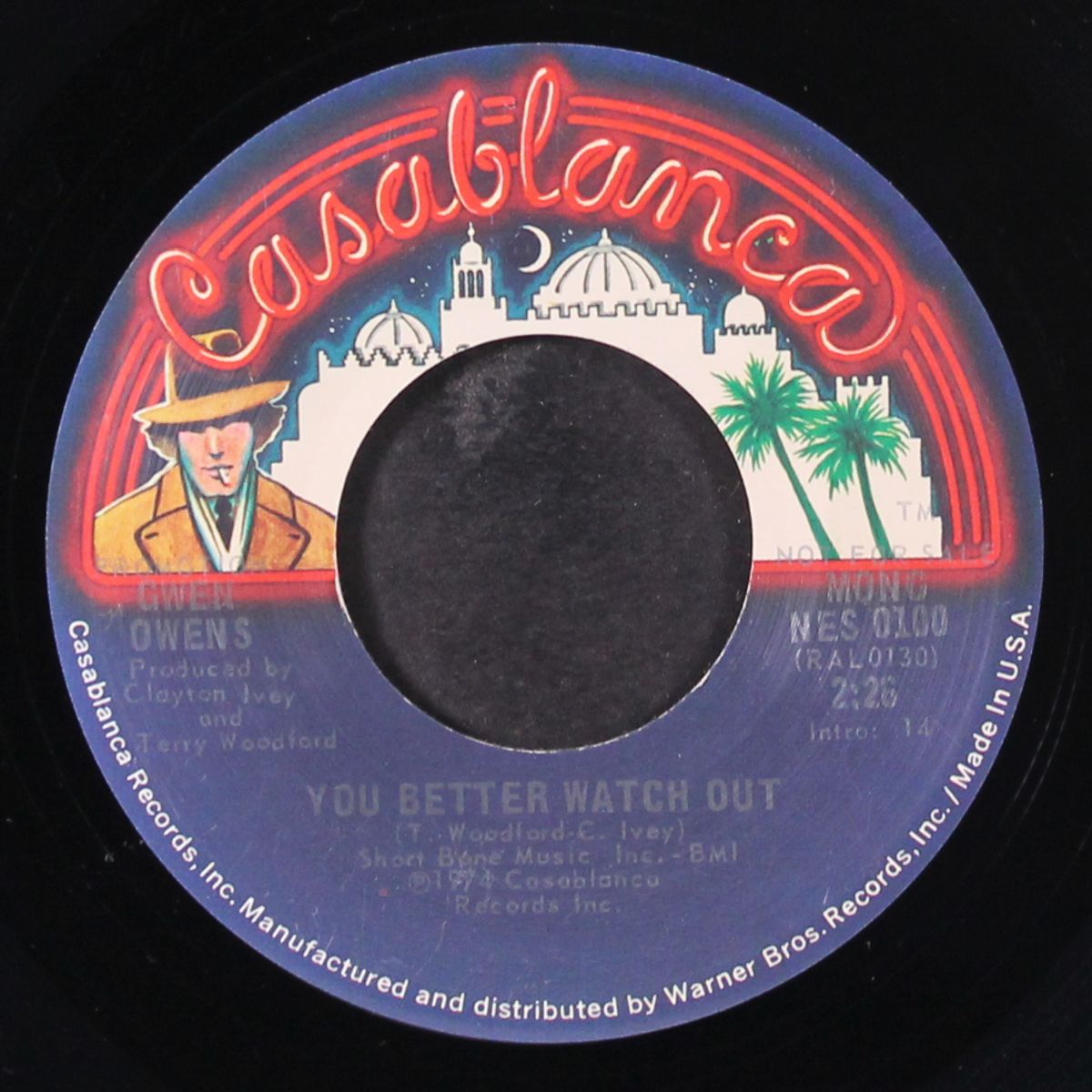 you better watch out / mono by GWEN OWENS