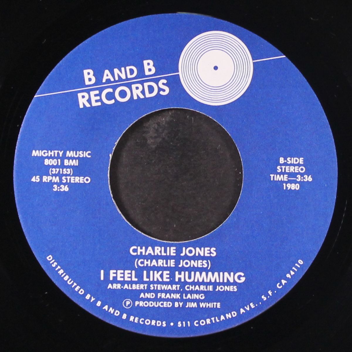 she's a right on girl / i feel like humming by CHARLIE JONES
