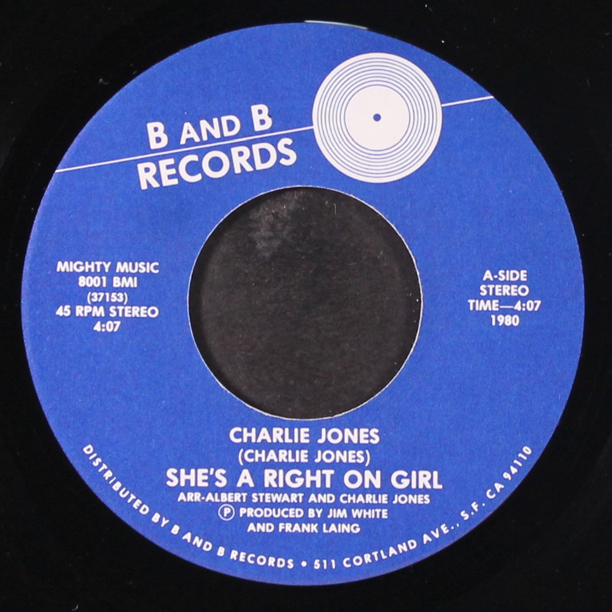 she's a right on girl / i feel like humming by CHARLIE JONES