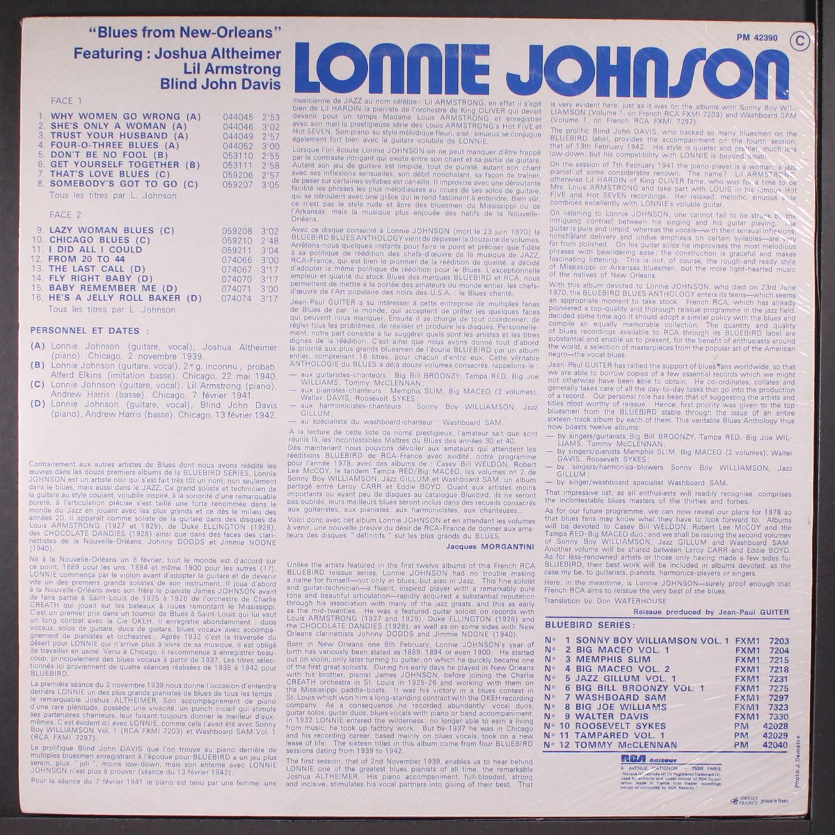 blues from new orleans by LONNIE JOHNSON