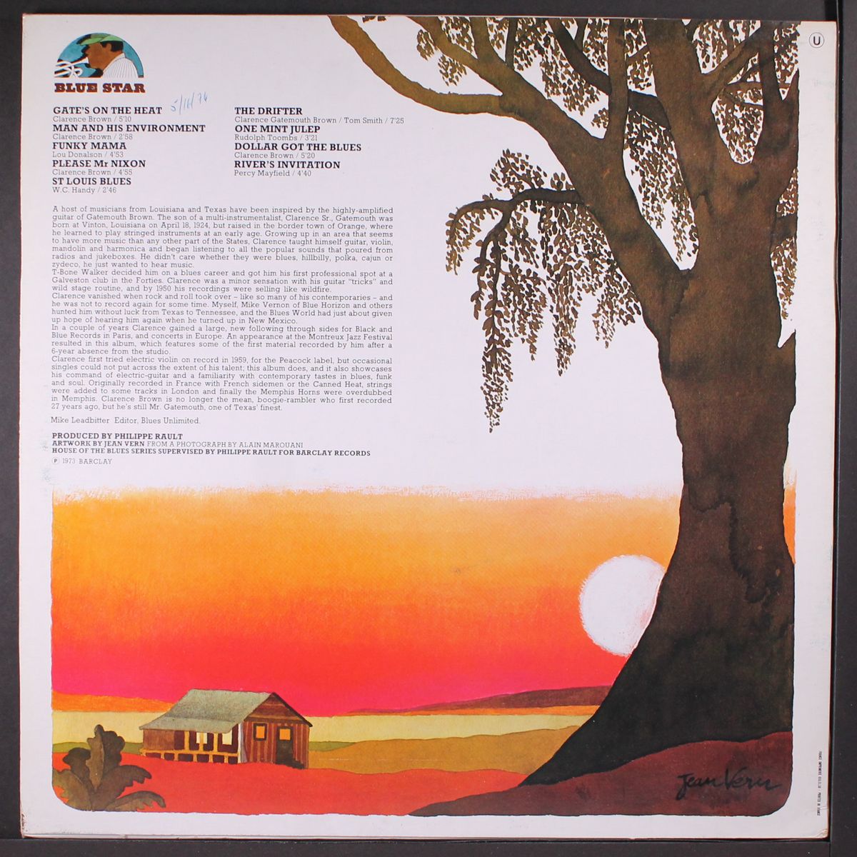 gate's on the heat by CLARENCE 'GATEMOUTH' BROWN