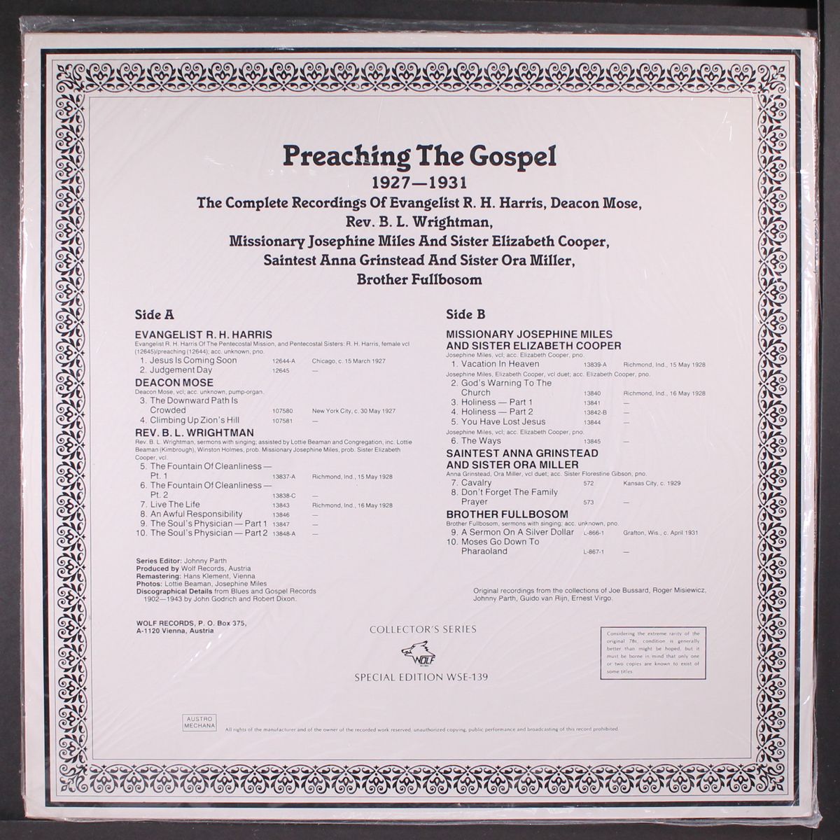 preaching the gospel, 1927-1931 by VARIOUS