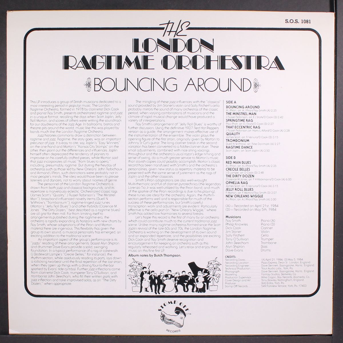bouncing around by LONDON RAGTIME ORCHESTRA