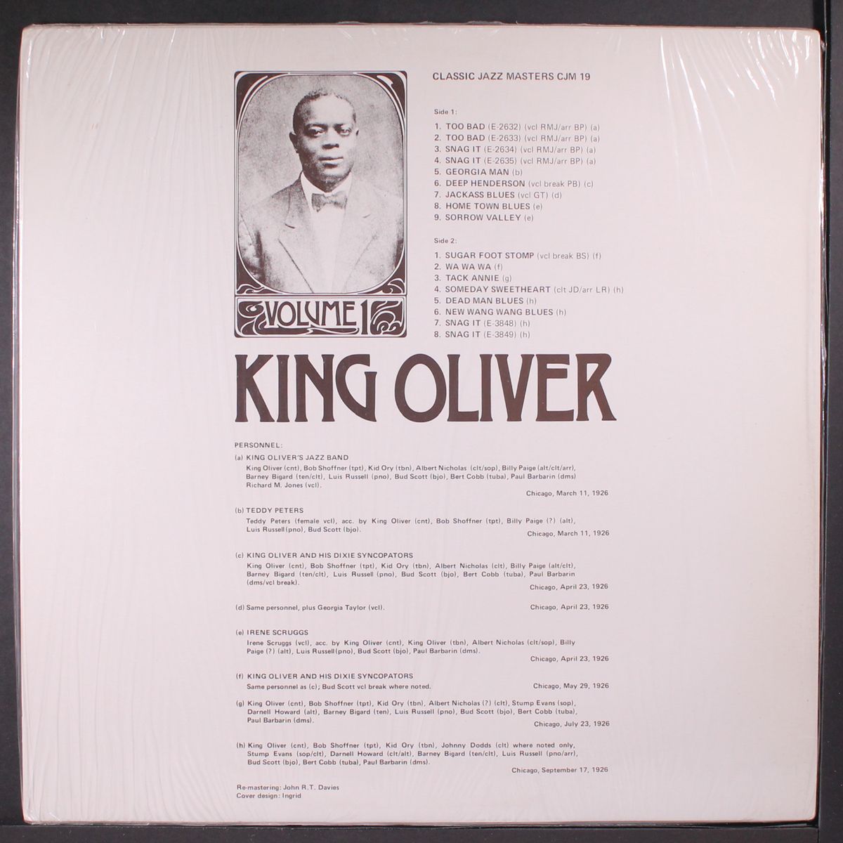 vol. 1 by KING OLIVER