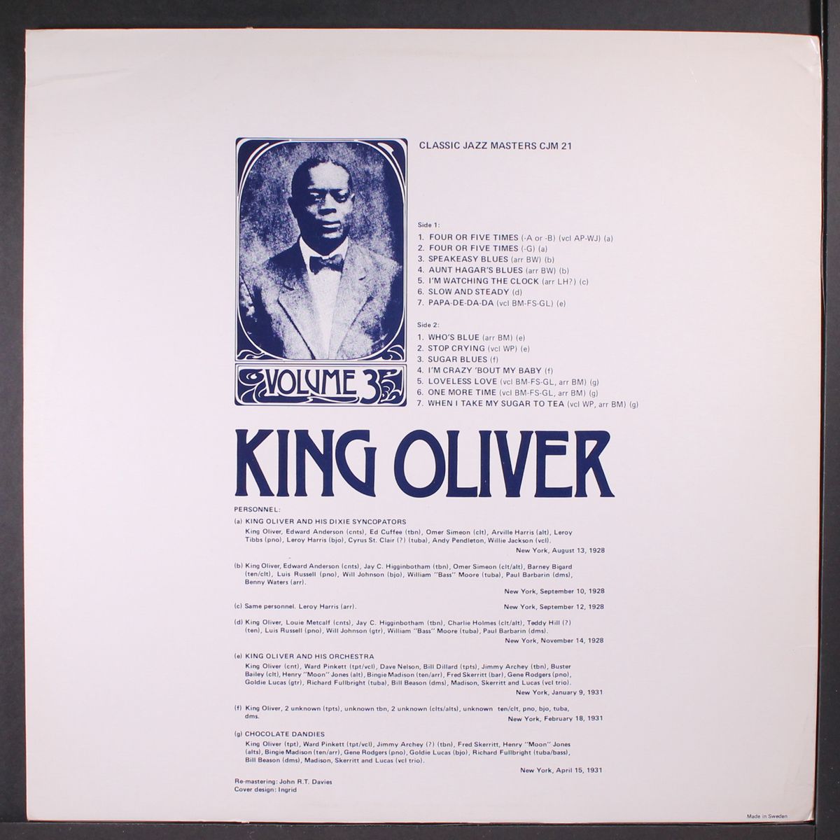 vol. 3 by KING OLIVER
