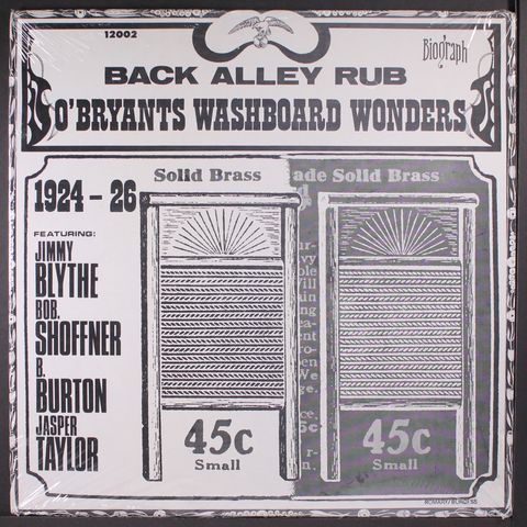JIMMY O'BRYANT'S WASHBOARD WONDERS