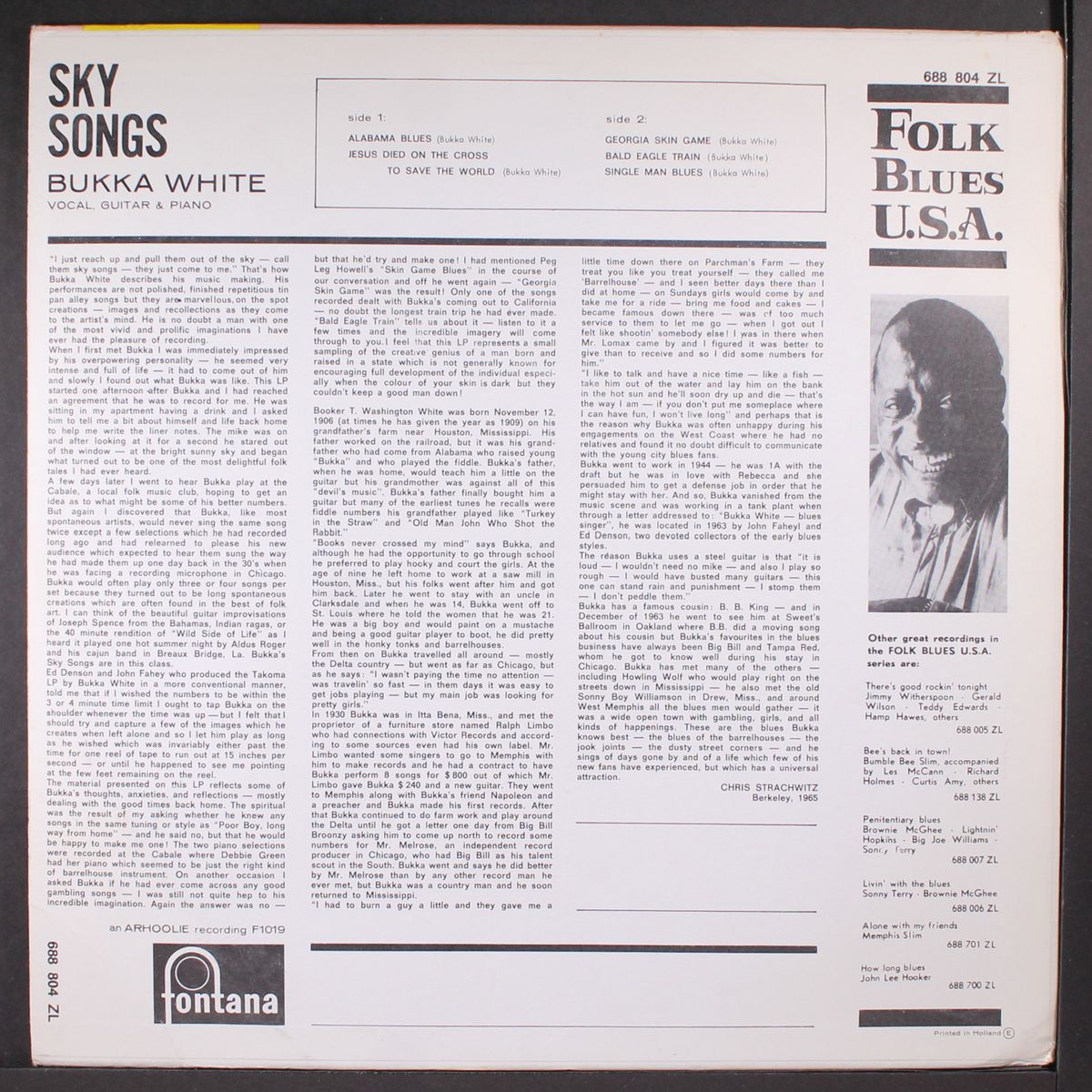 sky songs by BUKKA WHITE