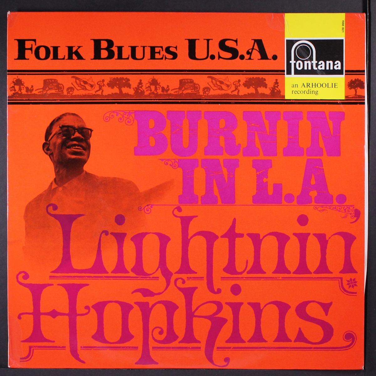 burnin' in l.a. by LIGHTNIN' SAM HOPKINS