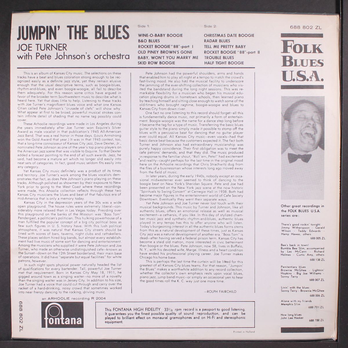 jumpin' the blues by JOE TURNER