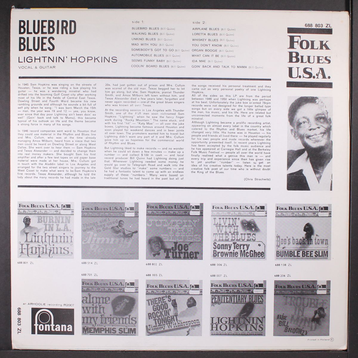 bluebird blues by LIGHTNIN' HOPKINS