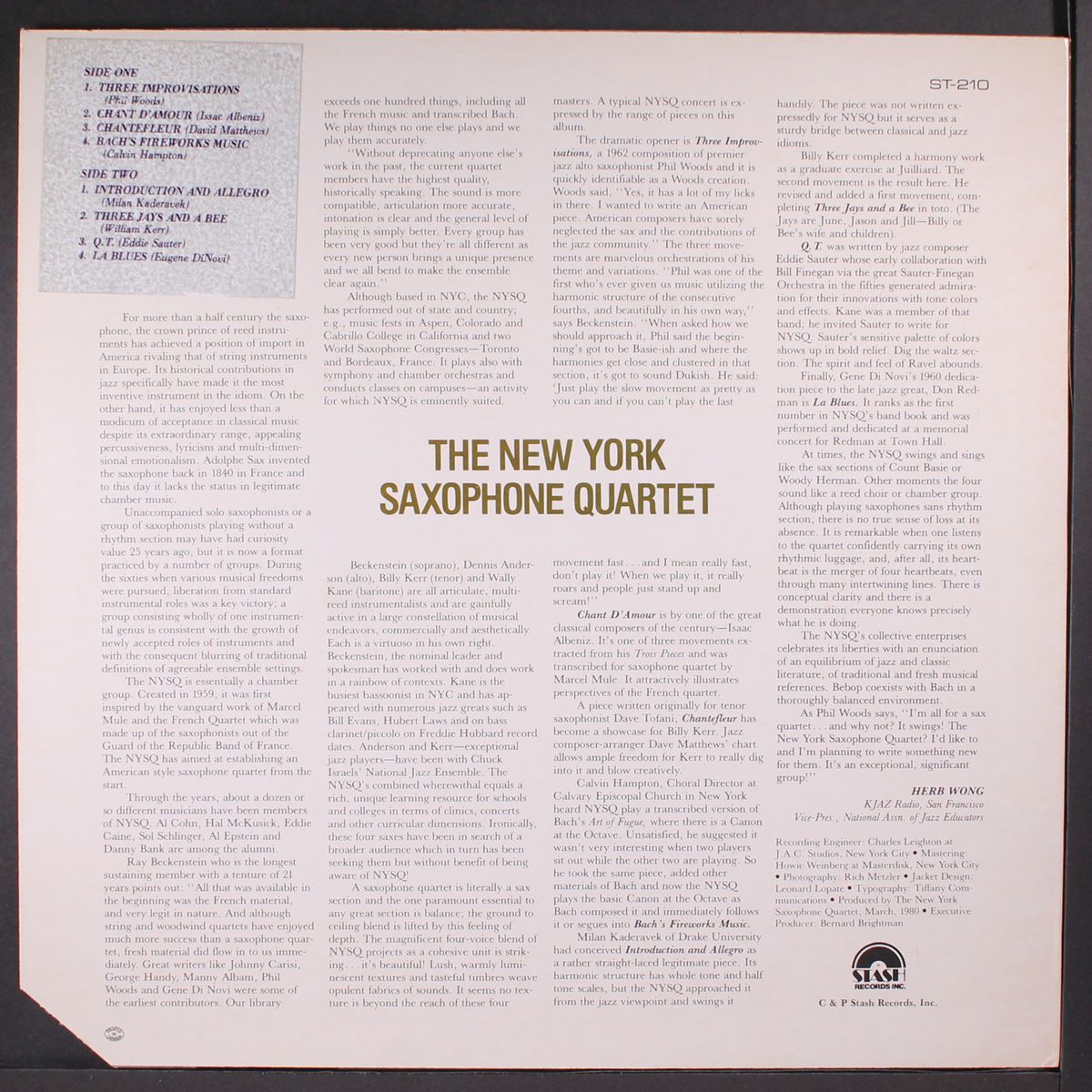 new york saxophone quartet by NEW YORK SAXOPHONE QUARTET
