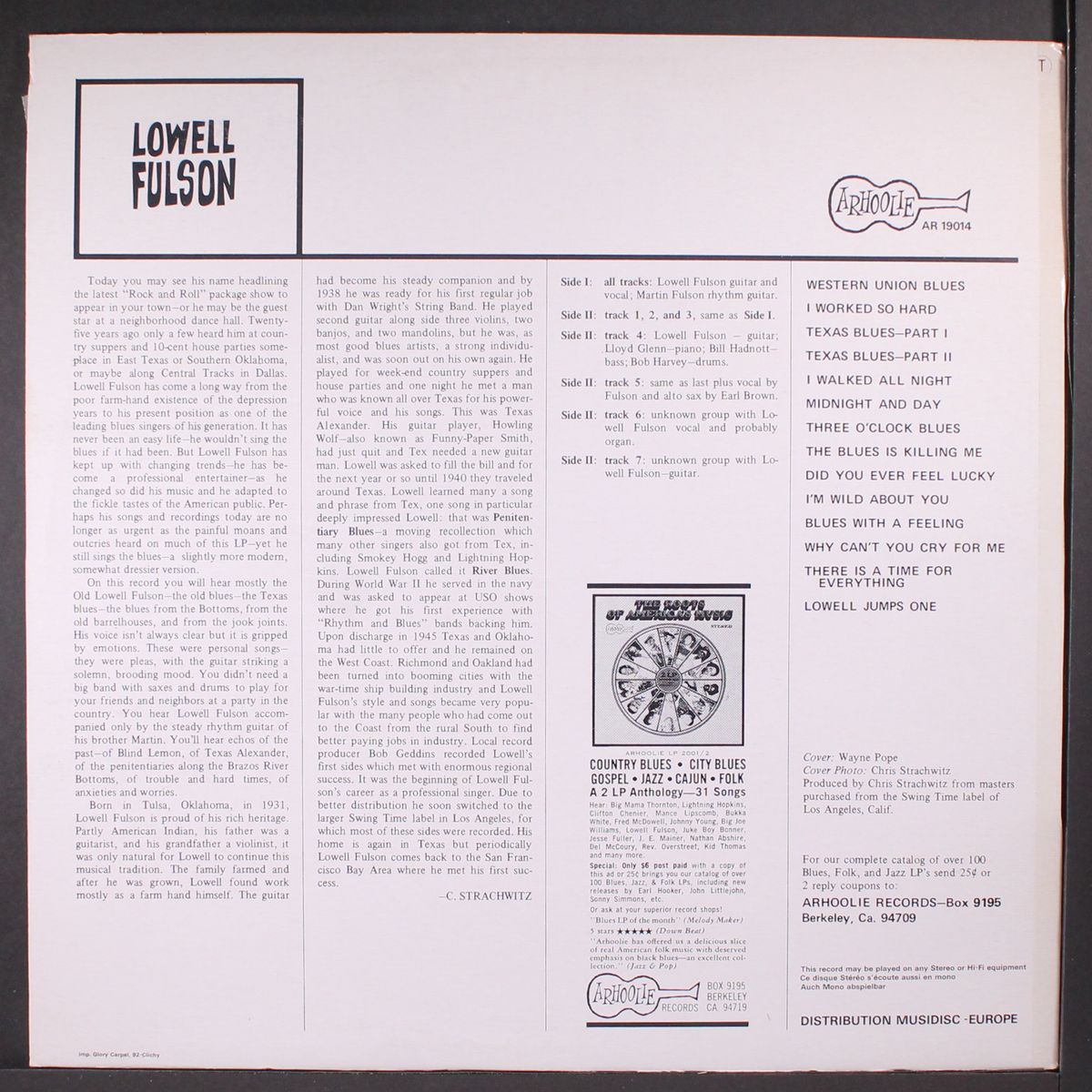 lowell fulson by LOWELL FULSON