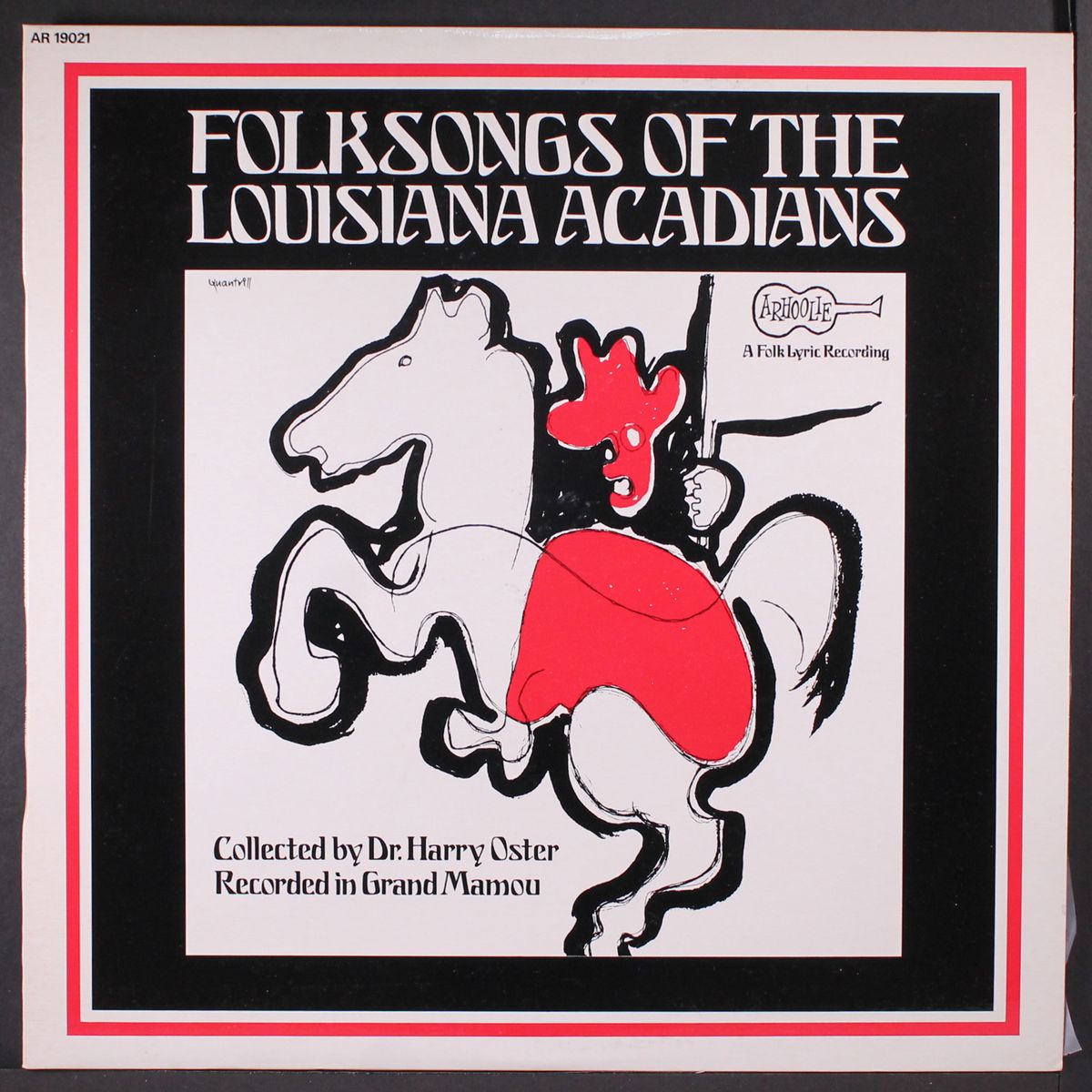 folksongs of the louisiana acadians by VARIOUS