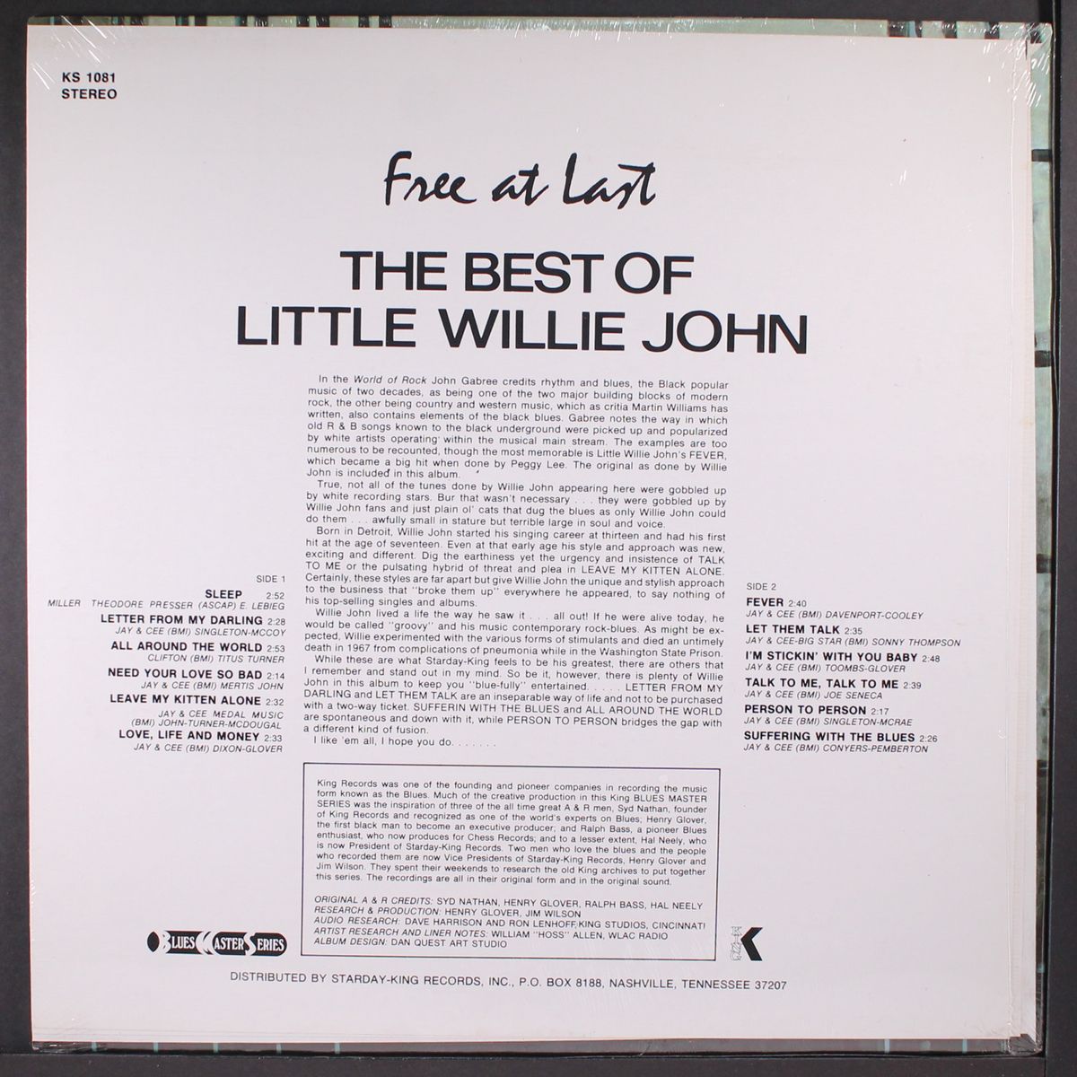 free at last by LITTLE WILLIE JOHN