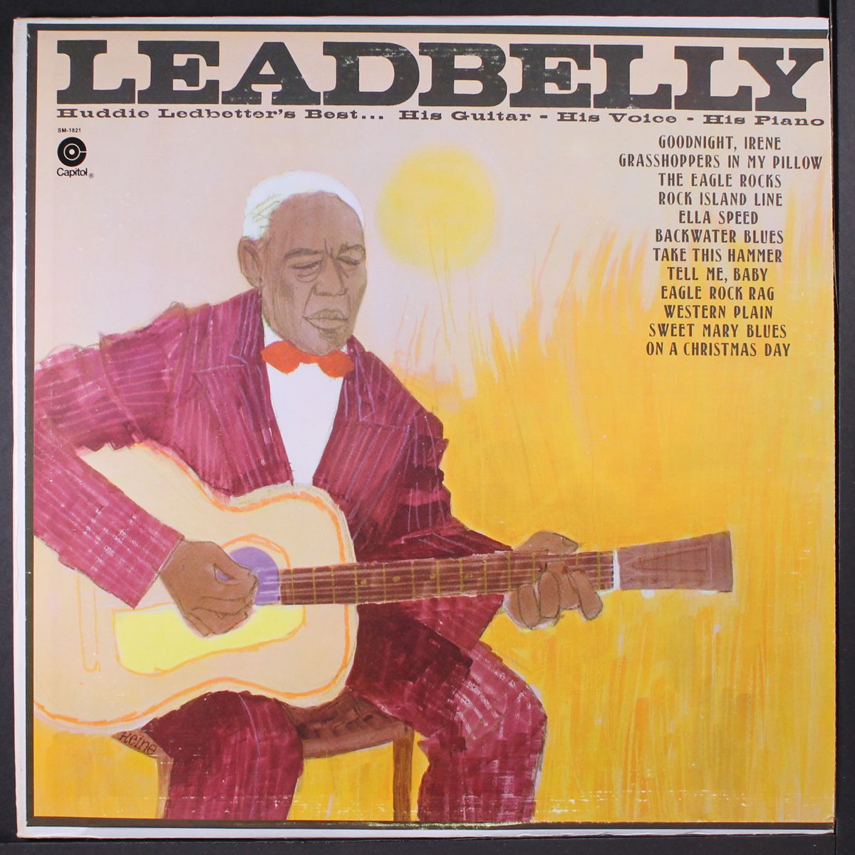 huddie ledbetter's best... his guitar - his voice - his piano by LEADBELLY