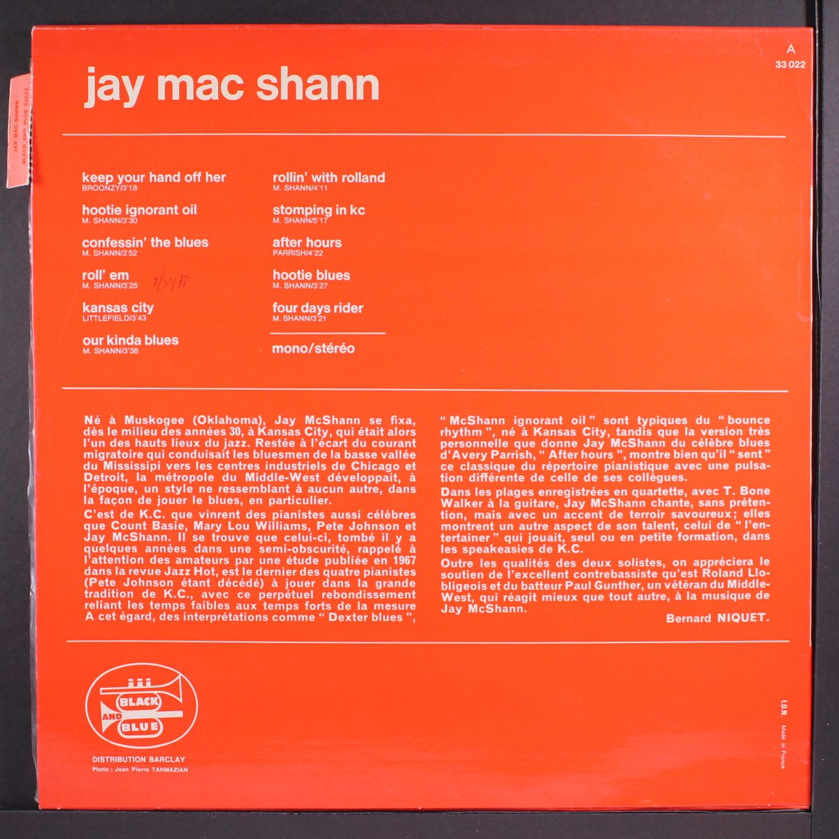 confessin the blues by JAY MCSHANN