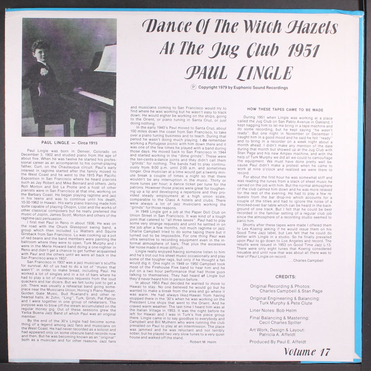 dance of the witch hazels at the jug club 1951 by PAUL LINGLE