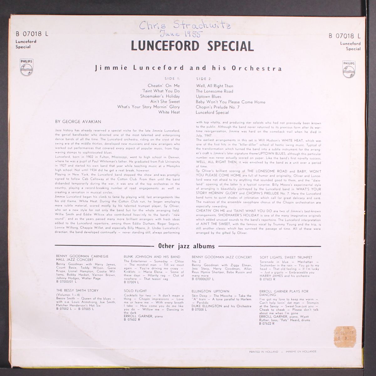 lunceford special by JIMMIE LUNCEFORD