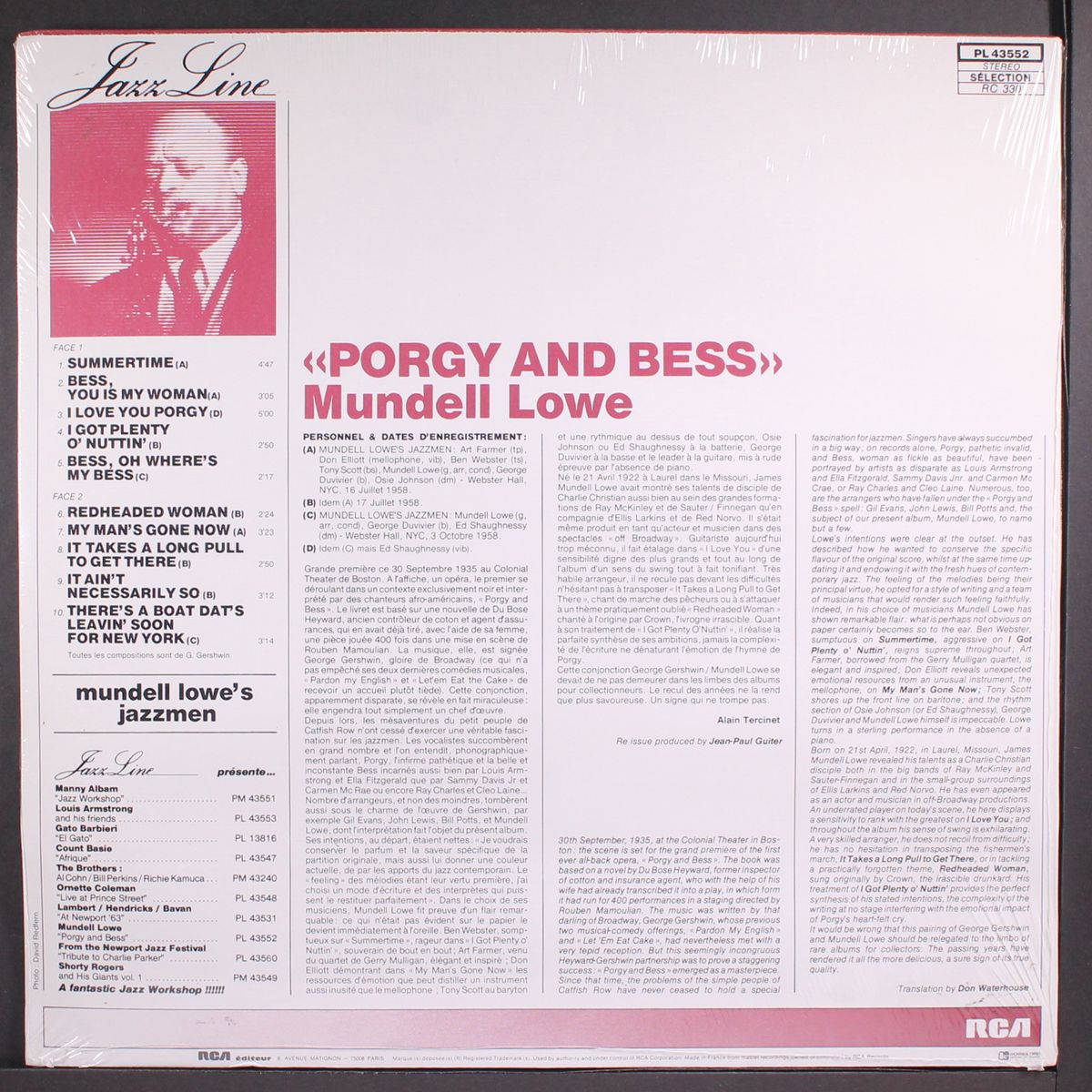 porgy and bess by MUNDELL LOWE