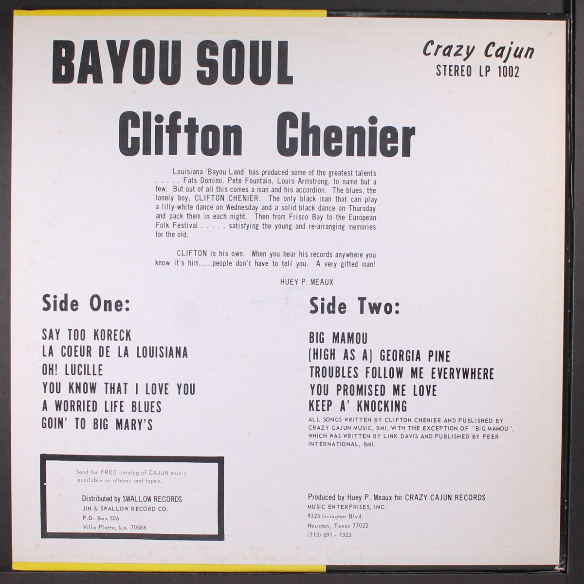 bayou soul by CLIFTON CHENIER