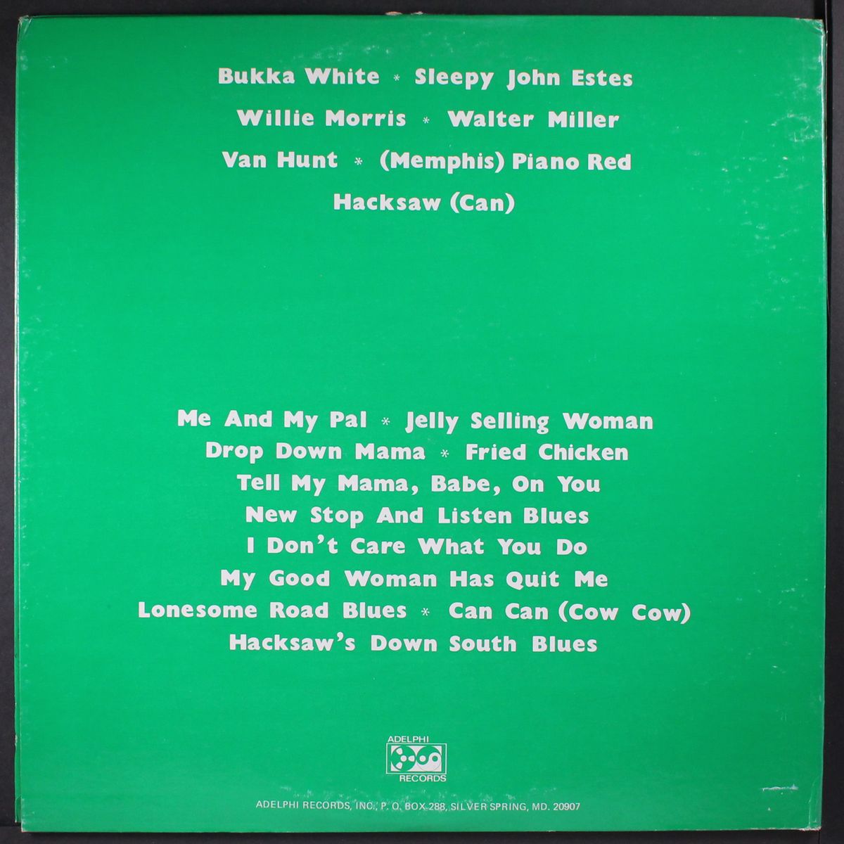 the memphis blues again, vol. 2 by VARIOUS