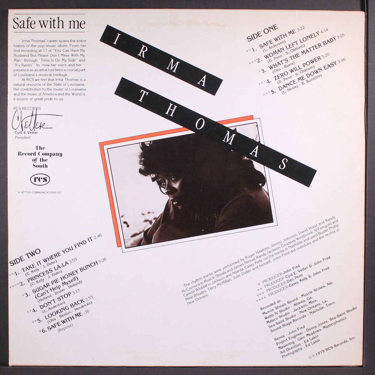 safe with me by IRMA THOMAS