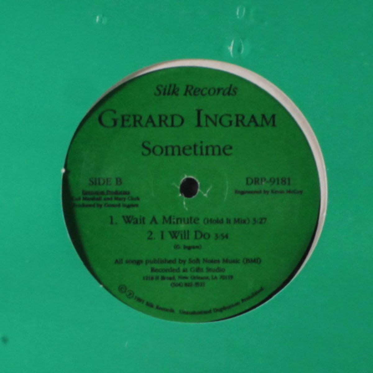 sometime / wait a minute by GERARD INGRAM
