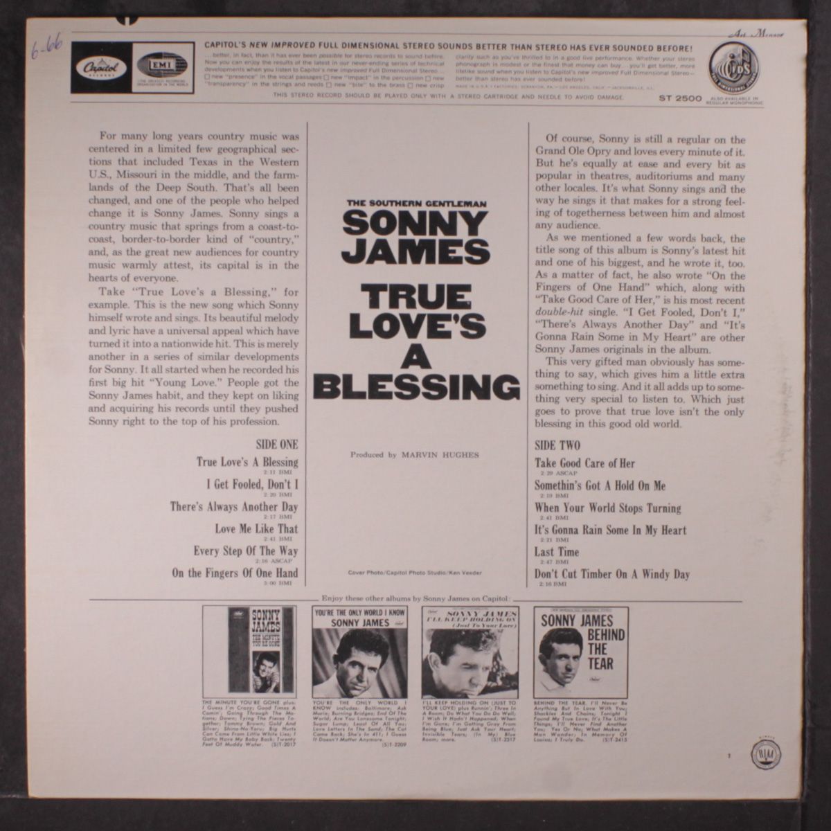 true love's a blessing by SONNY JAMES