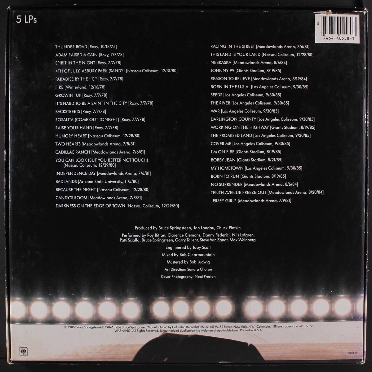 live / 1975-85 by BRUCE SPRINGSTEEN