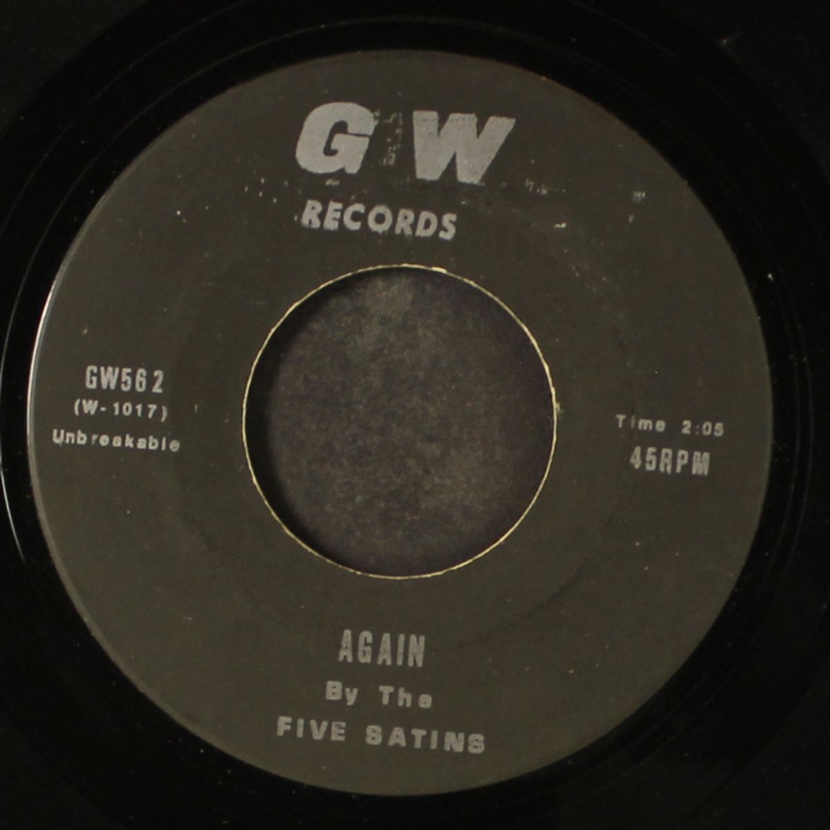 again by FIVE SATINS