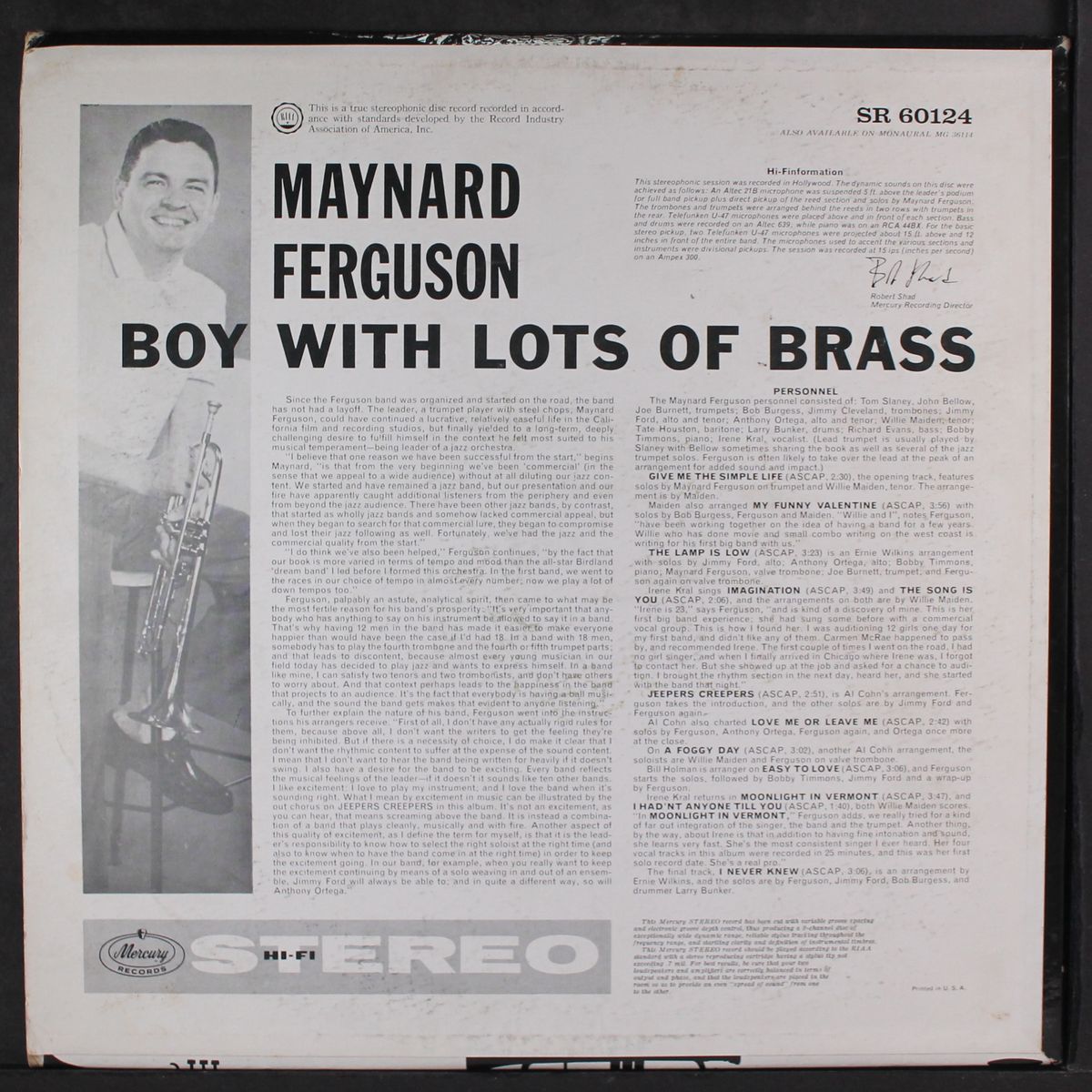 boy with lots of brass by MAYNARD FERGUSON