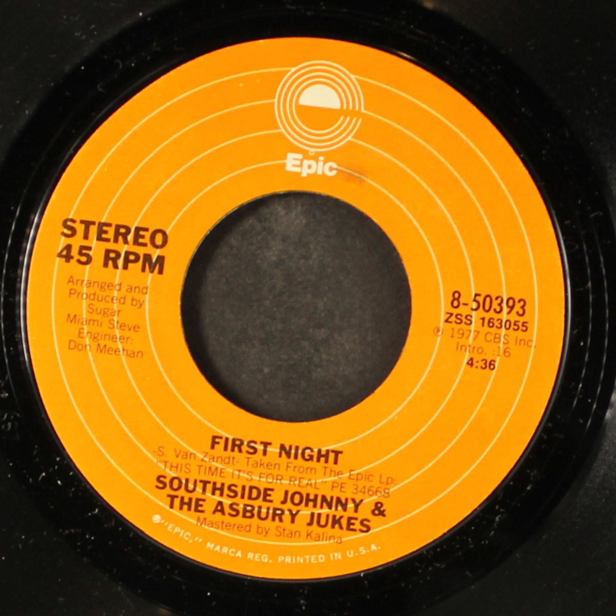 without love / first night by SOUTHSIDE JOHNNY & ASBURY JUKES