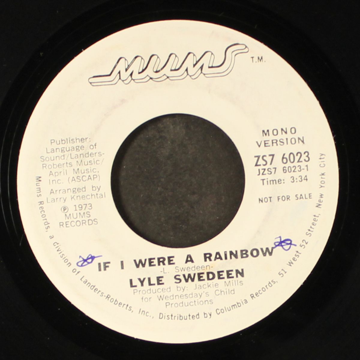 if i were a rainbow / mono by LYLE SWEDEEN