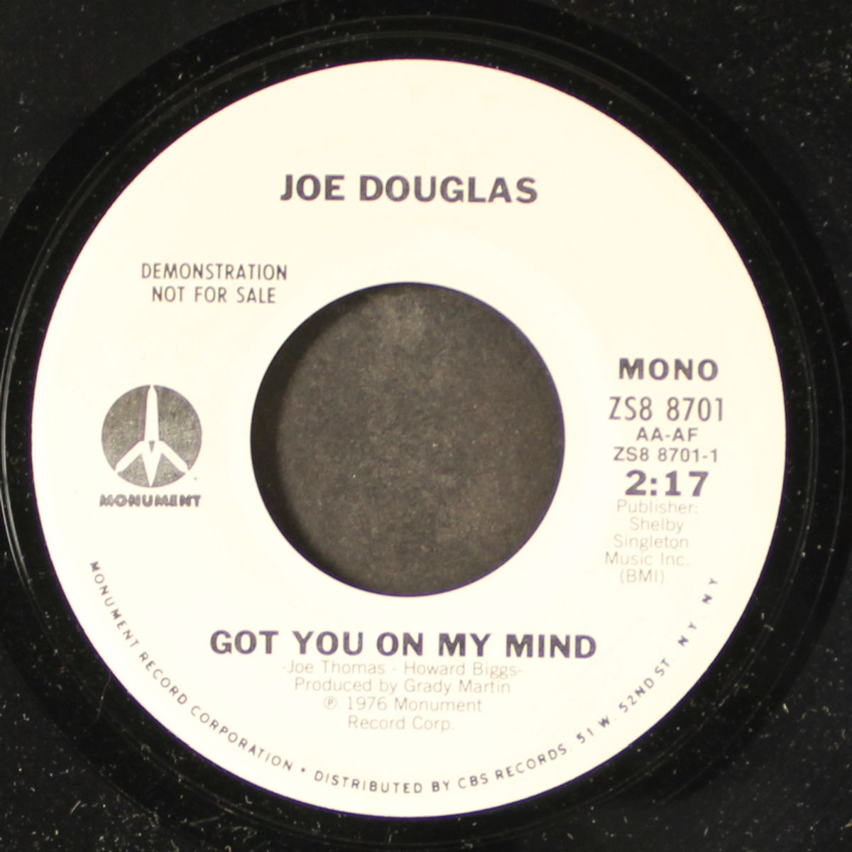 got you on my mind / mono by JOE DOUGLAS