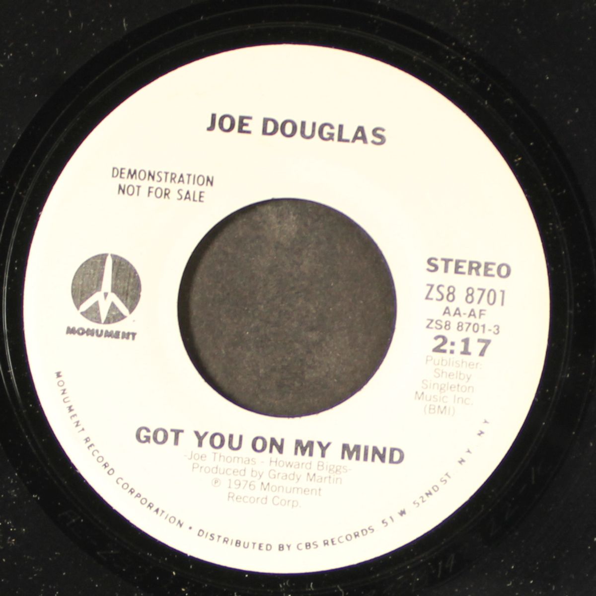 got you on my mind / mono by JOE DOUGLAS