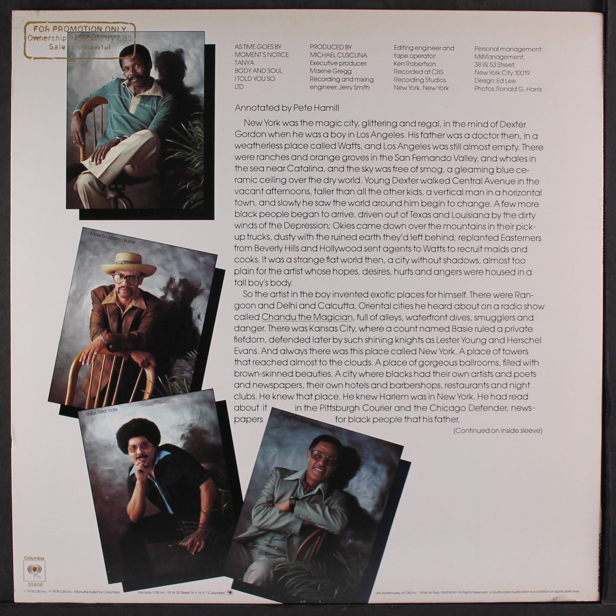 manhattan symphonie by DEXTER GORDON
