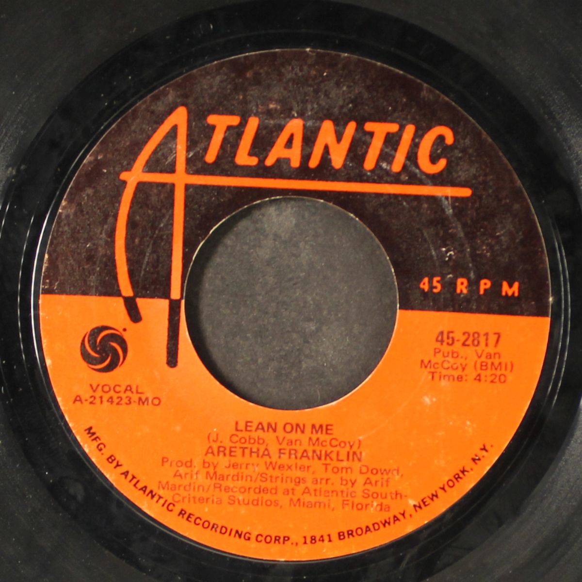 spanish harlem / lean on me by ARETHA FRANKLIN