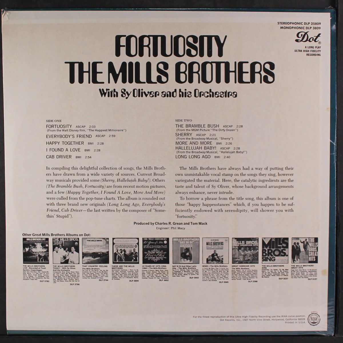 fortuosity by MILLS BROTHERS