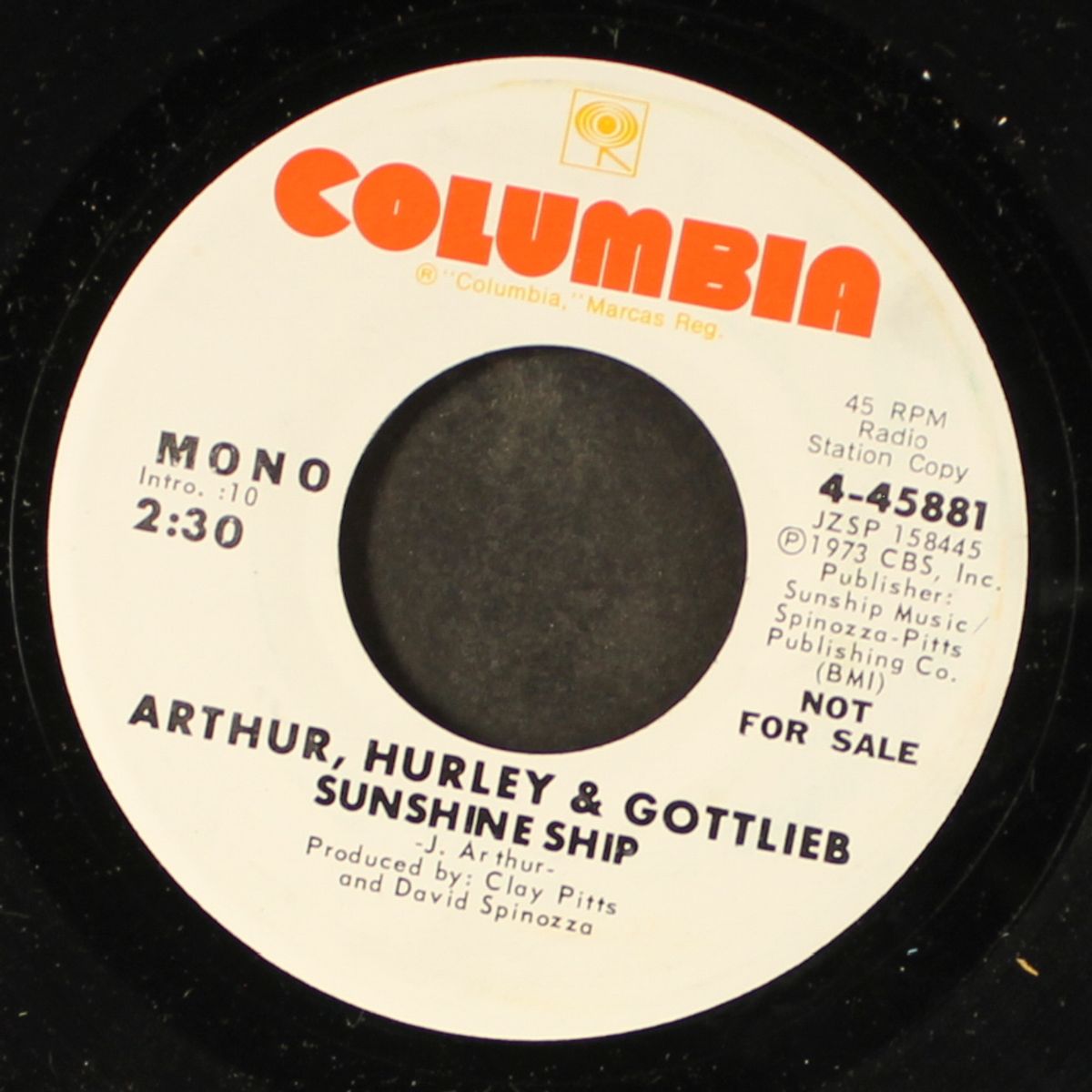 sunshine ship by ARTHUR, HURLEY & GOTTLIEB
